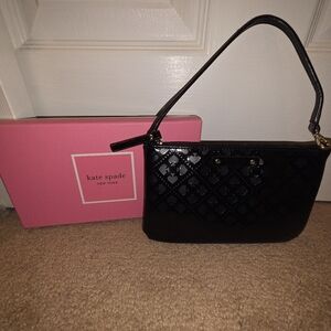 Kate Spade Black Spade Designed Wristlet
